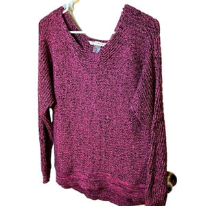 Bianca Nygård pink and black scoop neck sweater  NWT size medium